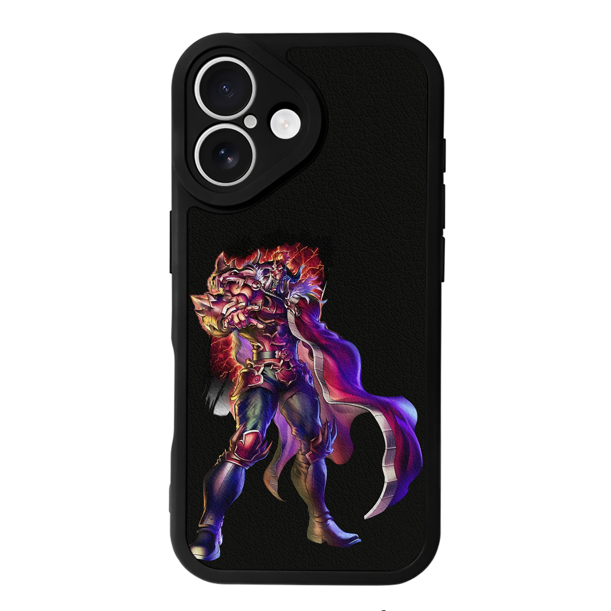 （画像用） 北斗の拳 Fist of the North Star 【iPhone 16シリーズ対応】シリコンスマホケース（レザー調） 材質：シリコン